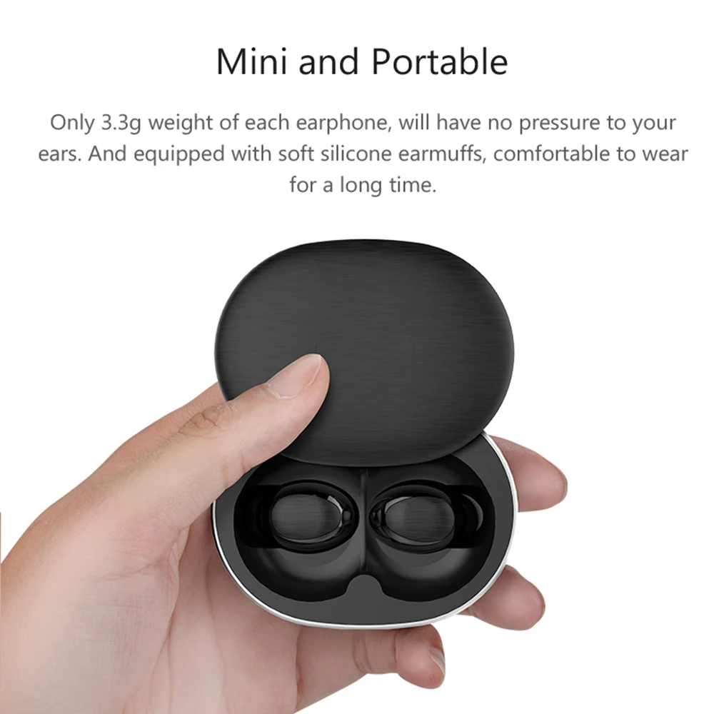B20 True Wireless Headphones Mini TWS Sports Earphones Portable Bluetooth 5.0+EDR Touch Control Headsets W/ 400mAh Charging Box |