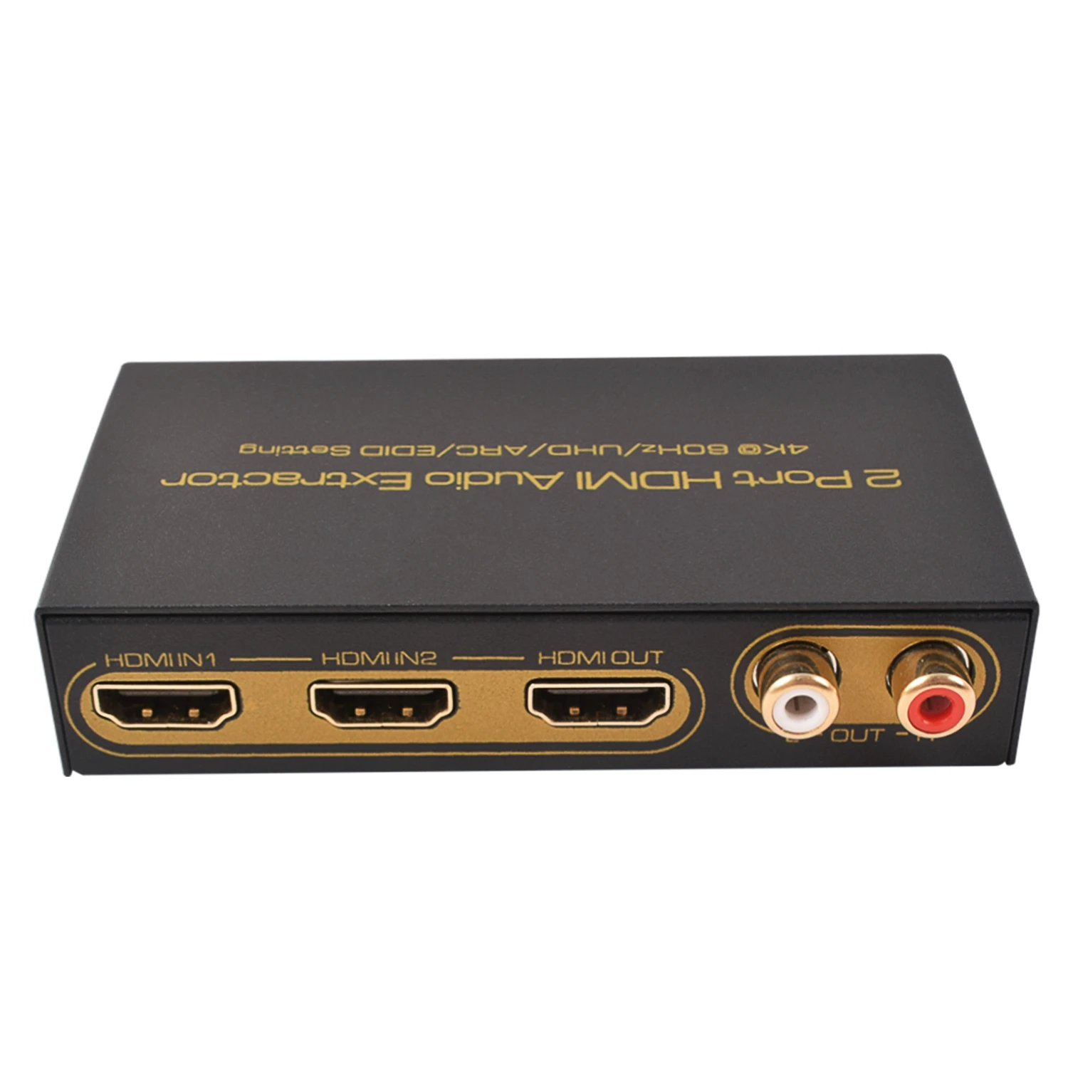 2 порта 4 k @ 60 Гц 18 Гбит/с 4: HDR ARC HDMI коммутатор с оптическим SPDIF и RCA L/R аудио выход в 1