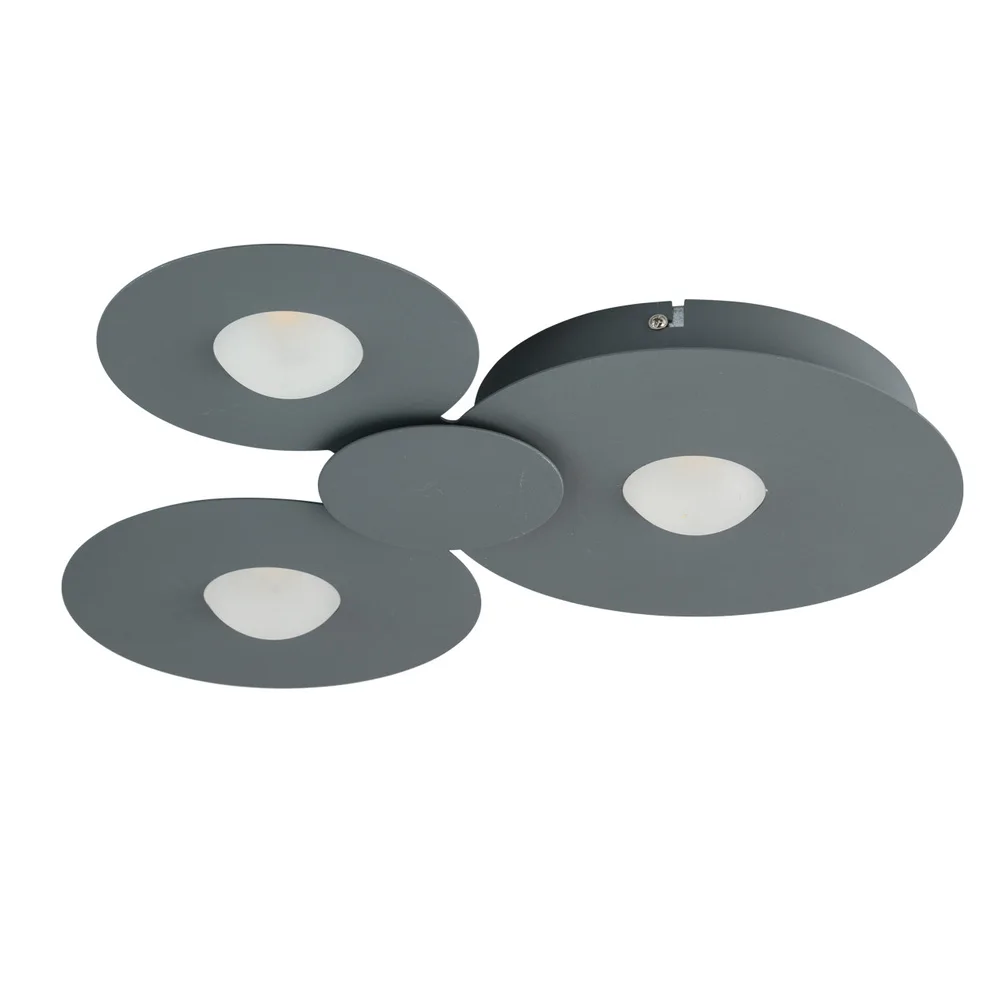Спот Круз 3*5W LED 220 V серый|Комнатные настенные -лампы| |