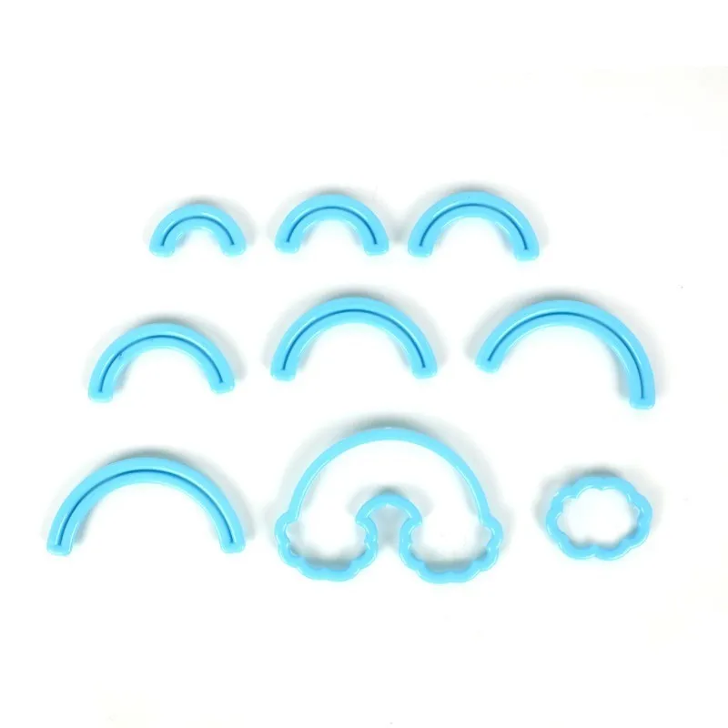 1 Набор радужных форм для украшения торта формы выпечки пластиковый резак