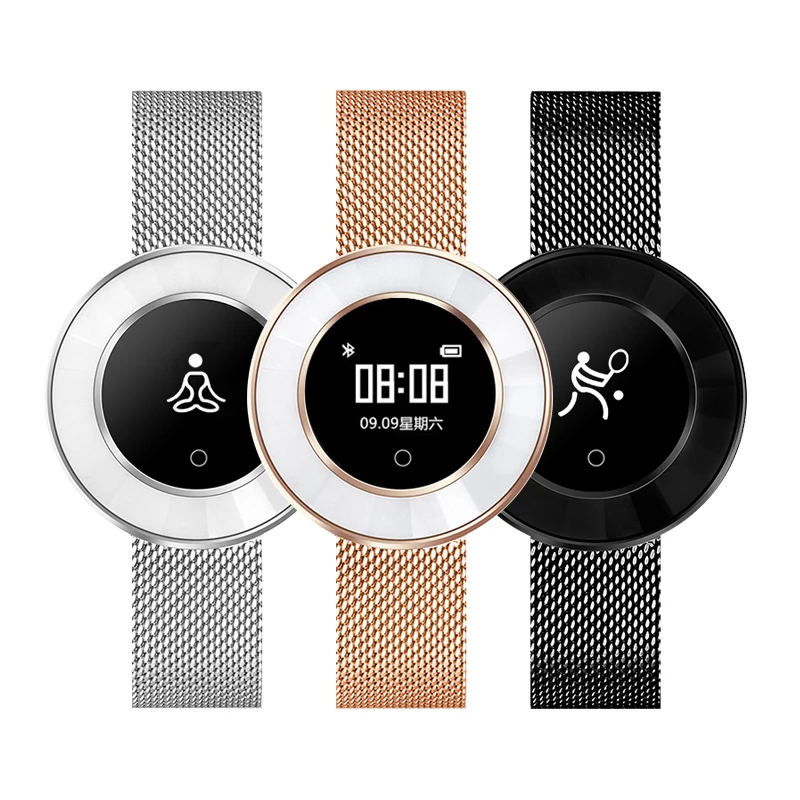 X6 спортивные Смарт часы для женщин кровяное давление Bluetooth 4 0 умные Relogio Feminino Reloj