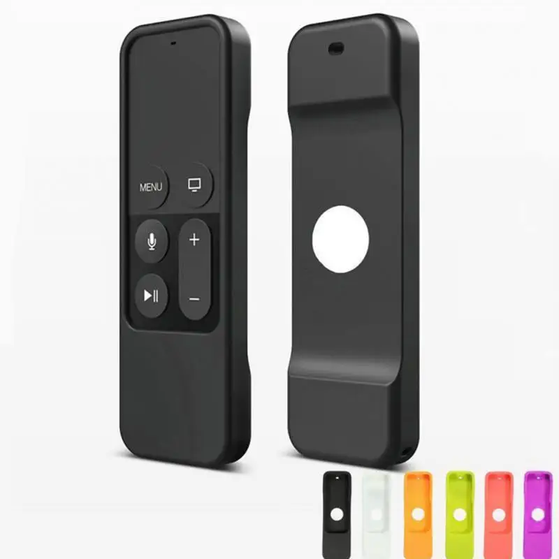 Цветной силиконовый защитный чехол для Apple tv 4 Пульт дистанционного управления Водонепроницаемый пылезащитный чехол
