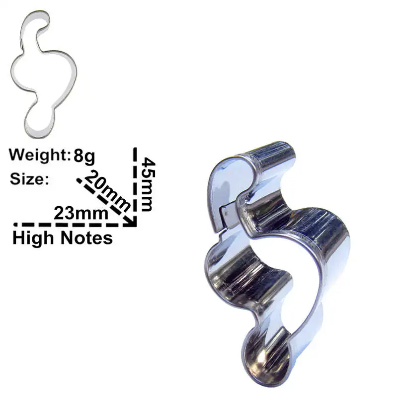 Высокая форма нот 4 шт бисквитные формы для резки инструменты выпечки украшения