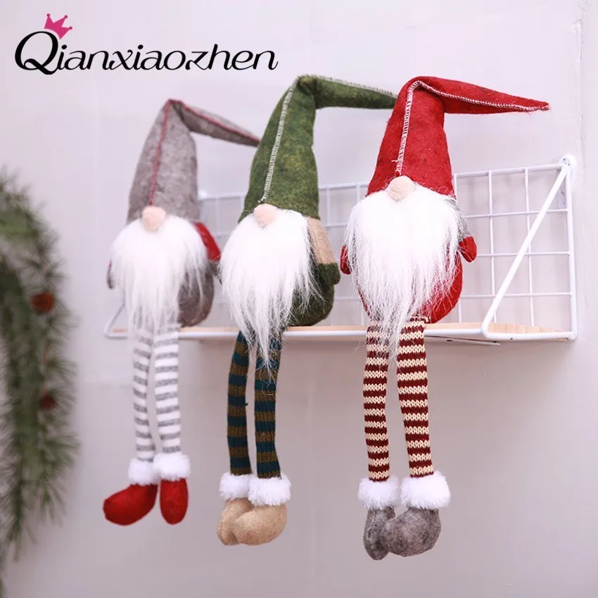 

Qianxiaozhen Non-woven Christmas Table Decoration Christmas Home Decorations Gift Christmas Ornaments