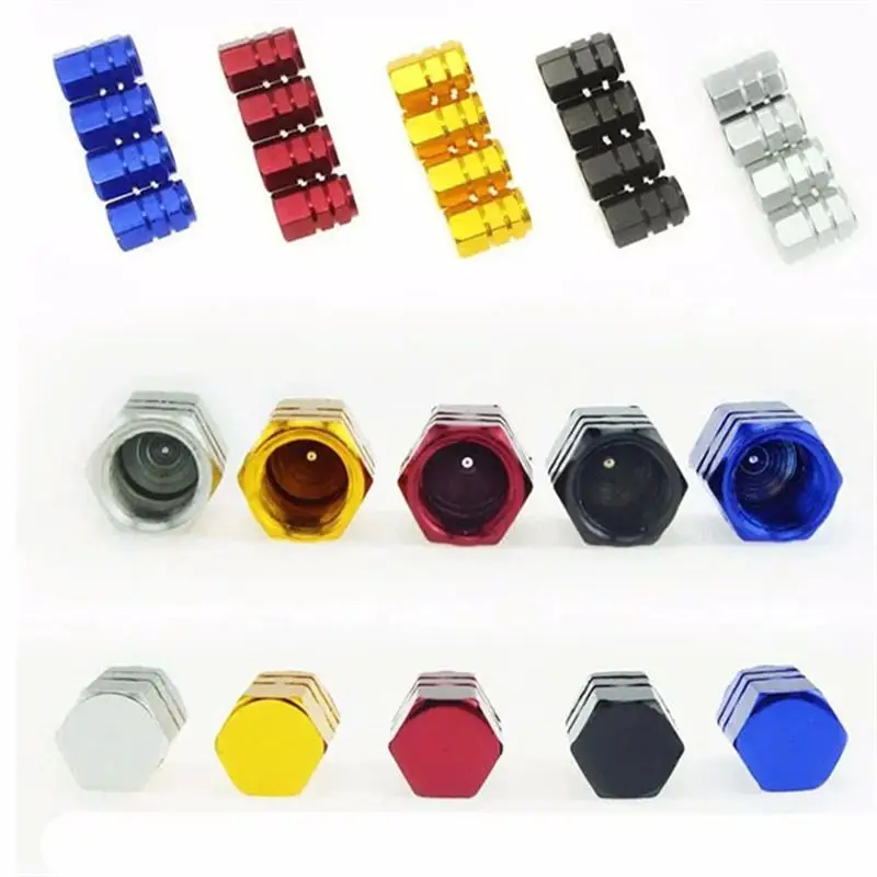 20 шт. 5 цветов шестиугольные авто колпачки для автомобильных шин чехлы |