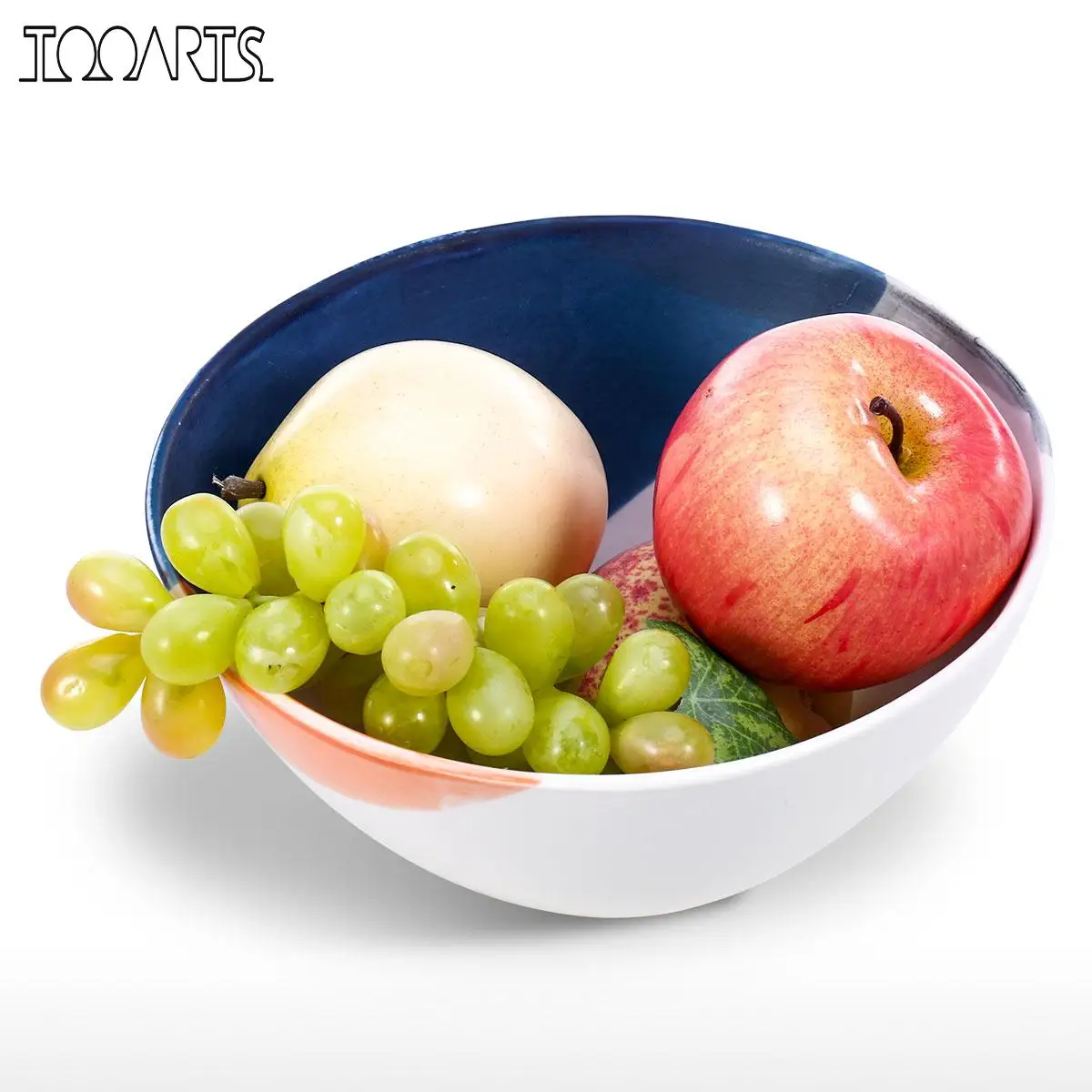 

Decoration Crafts Ceramic tableware Fruit Bowl Salad Bowl Decorative Plate for Fruit Salad Modern Design as a gift