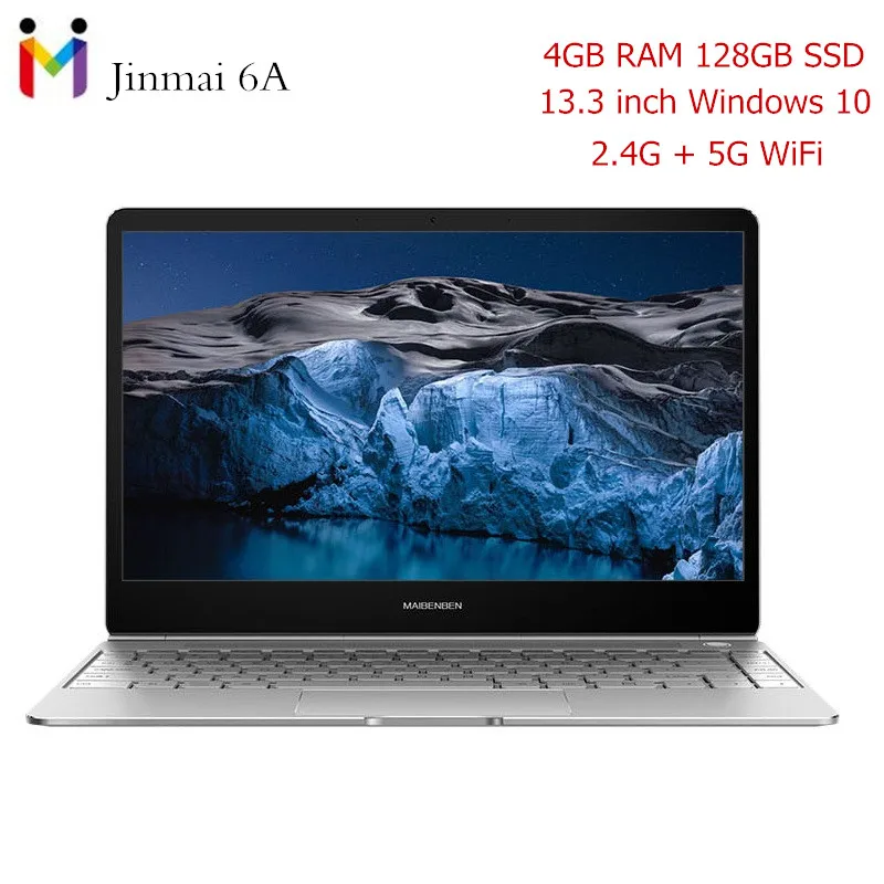 MAIBENBEN Jinmai 6A Ноутбук 13 3 дюймов Windows 10 Intel N4000 четырехъядерный 2 ГГц 4 Гб ram 128 SSD BT 5 0 4G + 5G