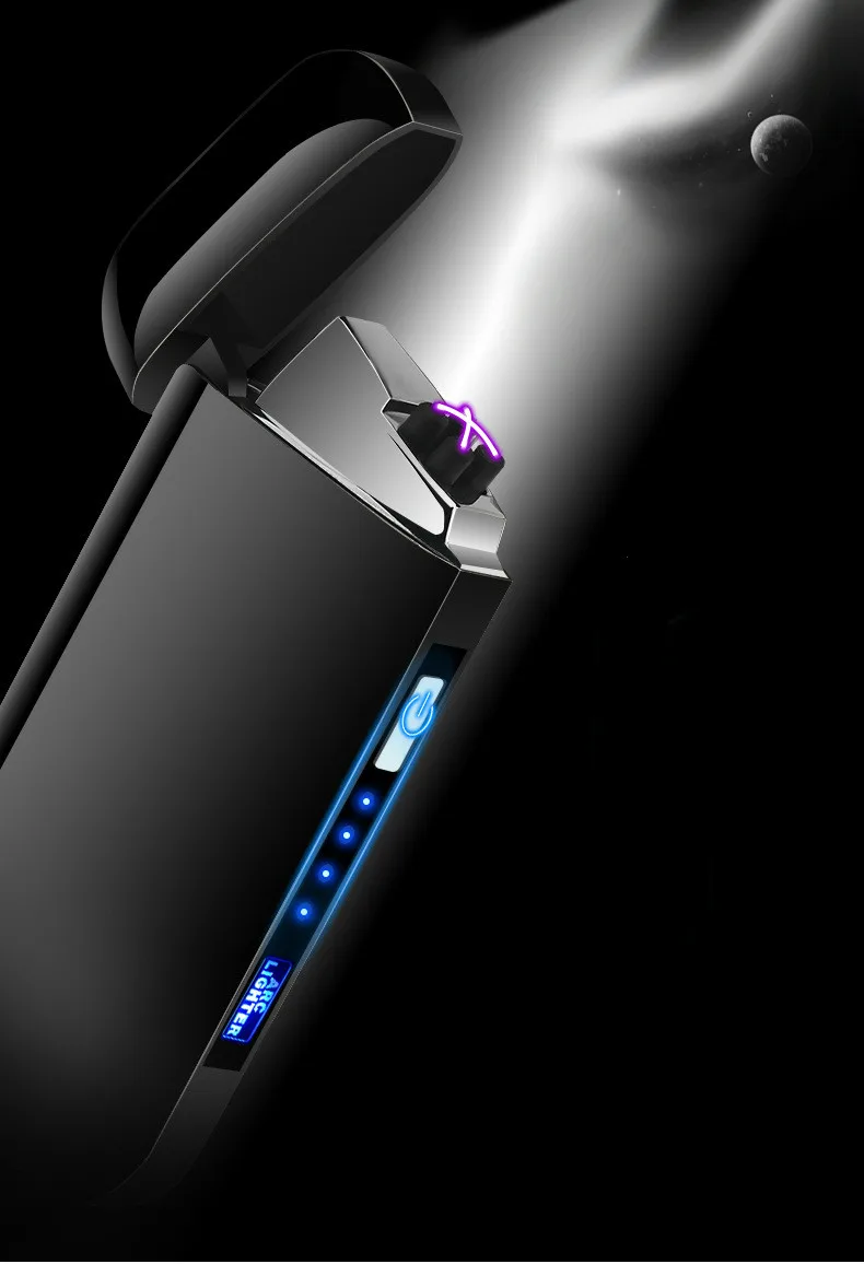USB зарядка двойная дуговая зажигалка электрическая плазменная Зажигалка