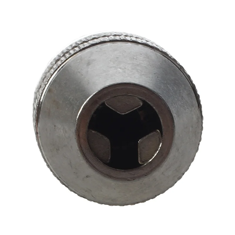 Серебряный + черный 6 мм без ключа сверло патрон быстрое изменение адаптер