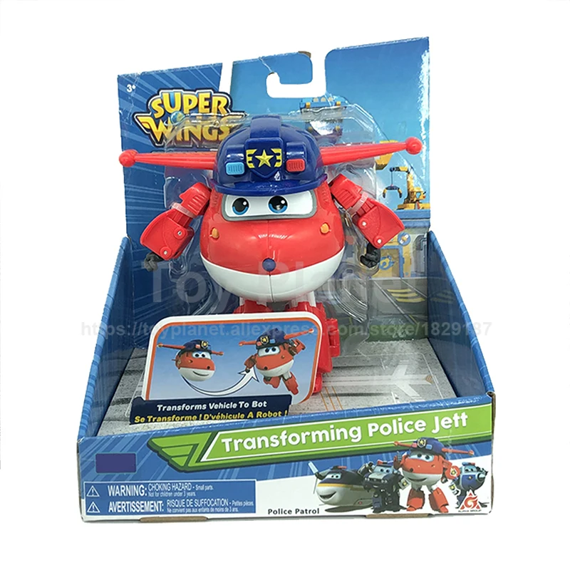 Новый тип Superwings полиция Джетт деформация самолет робот экшн-фигурки превращение