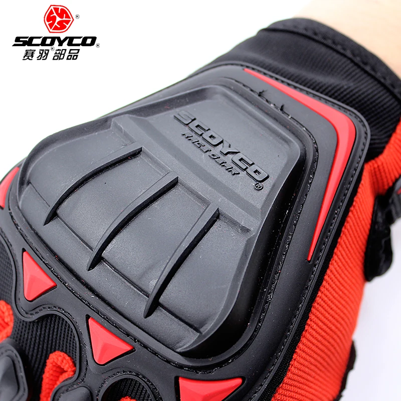 

SCOYCO Motorcycle Gloves Full Finger Moto Gloves Outdoor Sports Riding Guantes Breathable Mesh Motocross Off-Road Racing Gloves