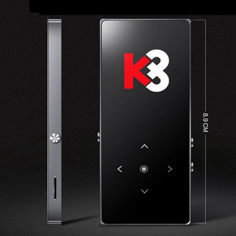 Benjie K8 Mp3 плеер пресс ключ мини ультра тонкий музыкальный 1 8 дюймов цветной экран