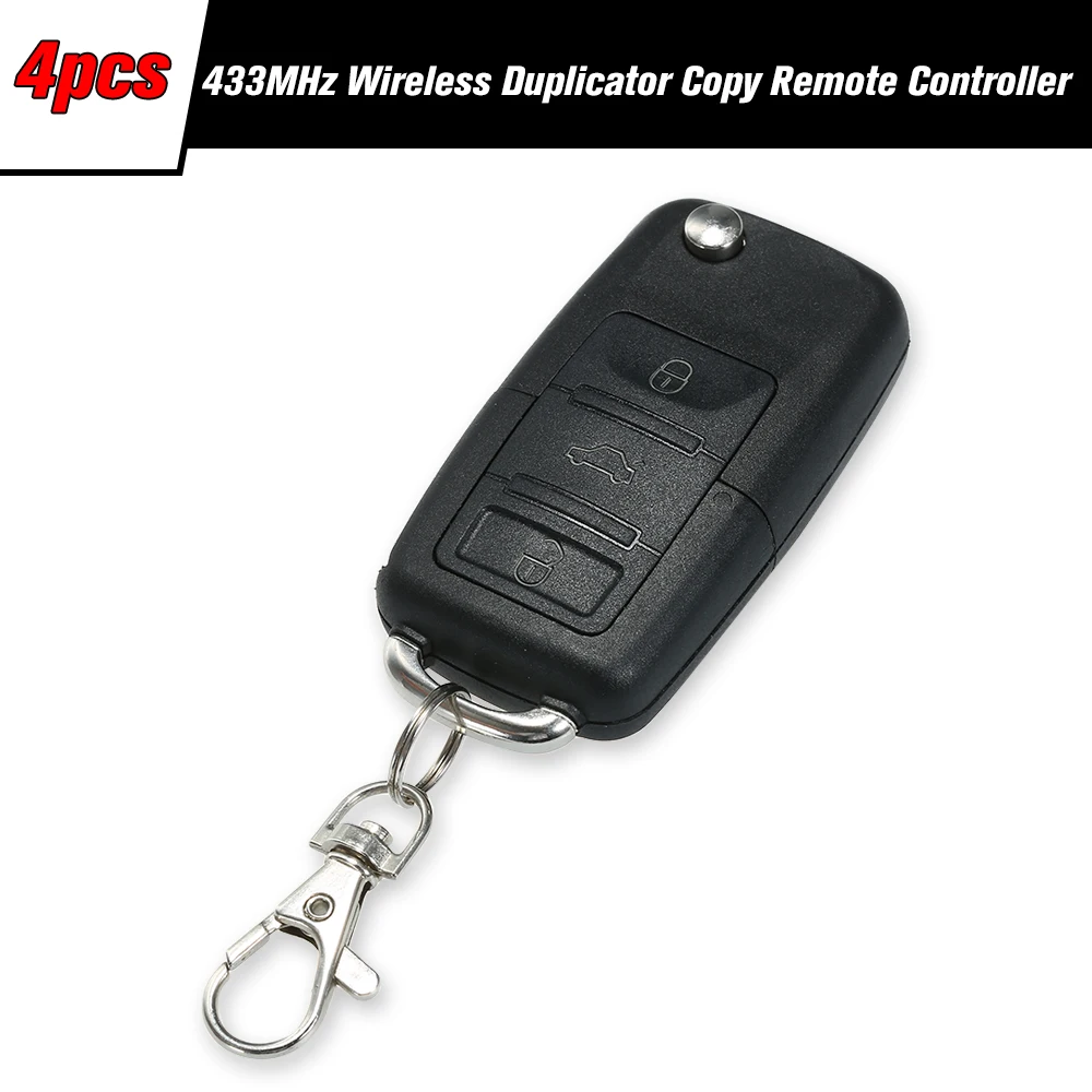 5pcs 433MHz Wireless Duplicator Copy Remote Controller Clone Remotes For Gadgets Car Home Garage Black | Электроника