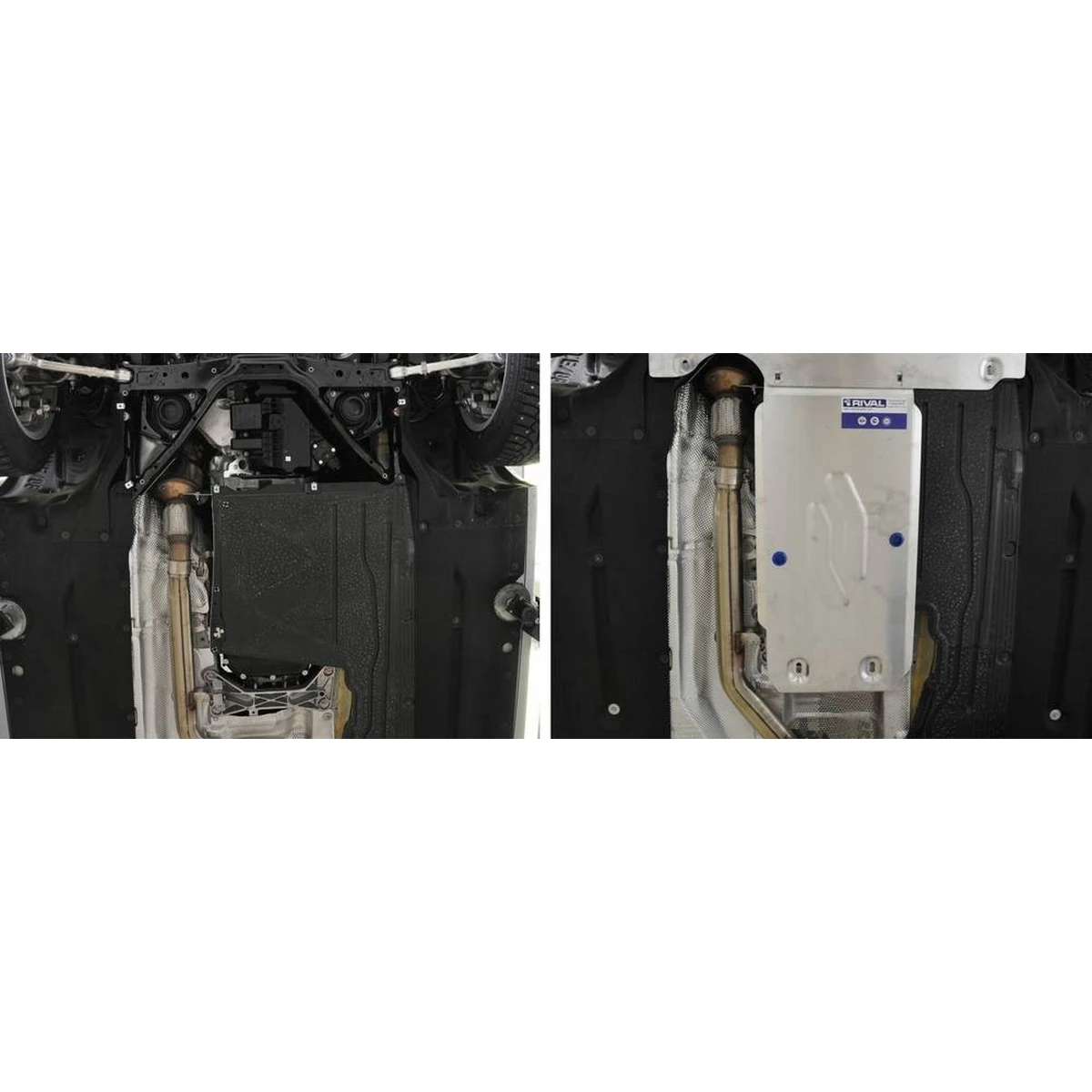 Защита КПП Rival 333.0521.1 (для BMW 3 series V 316i 320i RWD 2012 н.в./BMW 4 420i 420d купе н.в. алюминий мм