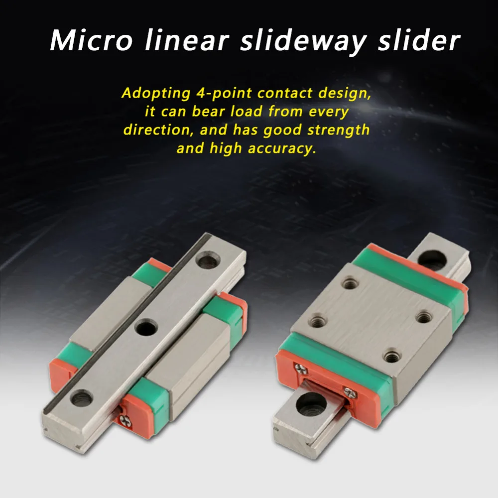 1 шт. линейная направляющая LWL7B миниатюрная 7 мм ширина + 40/55 направляющая|Линейные