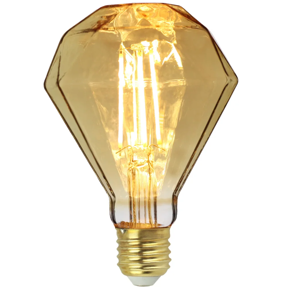 Светодиодные лампы старинная лампочка Бриллиантами Золотые 4 Вт 220/240 V E27 Античная