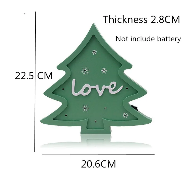 INS нордическая Рождественская елка светодиодный ночник батарея ночная лампа