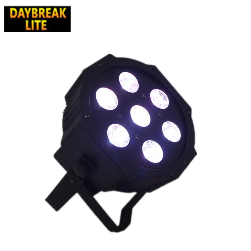20 шт. Бесплатная доставка светодиодный светильник par 7x12 Вт RGBW яркая сценическая