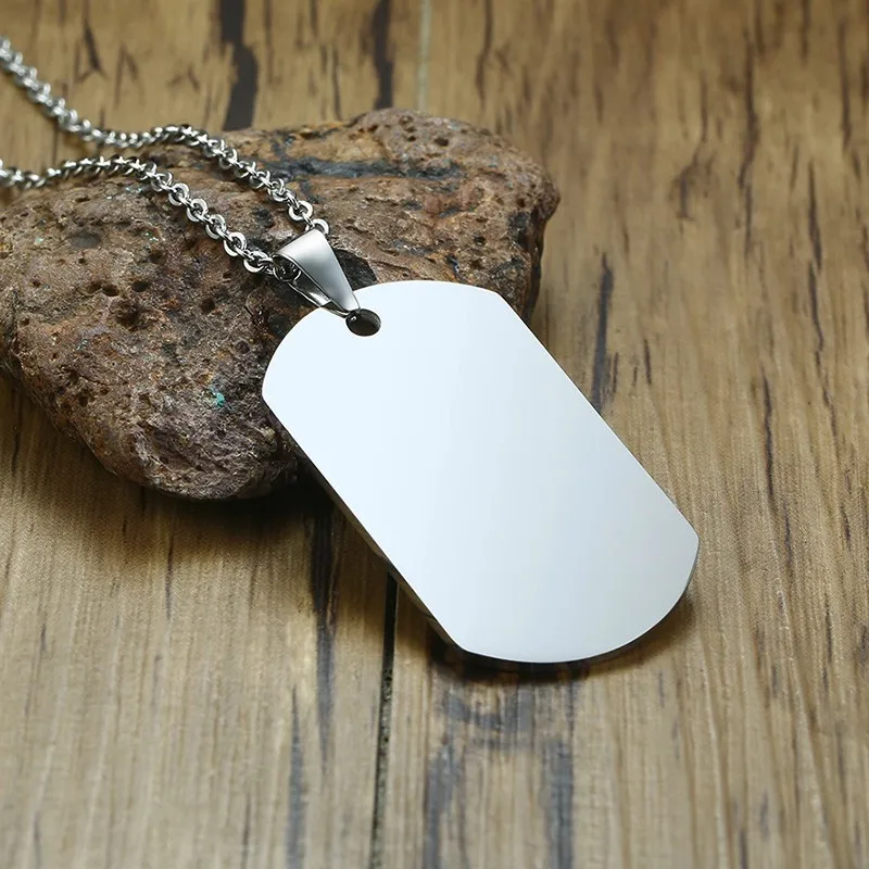 Ожерелье с кулоном из нержавеющей стали My Son Love Dad Dog Tag подарок на день рождения