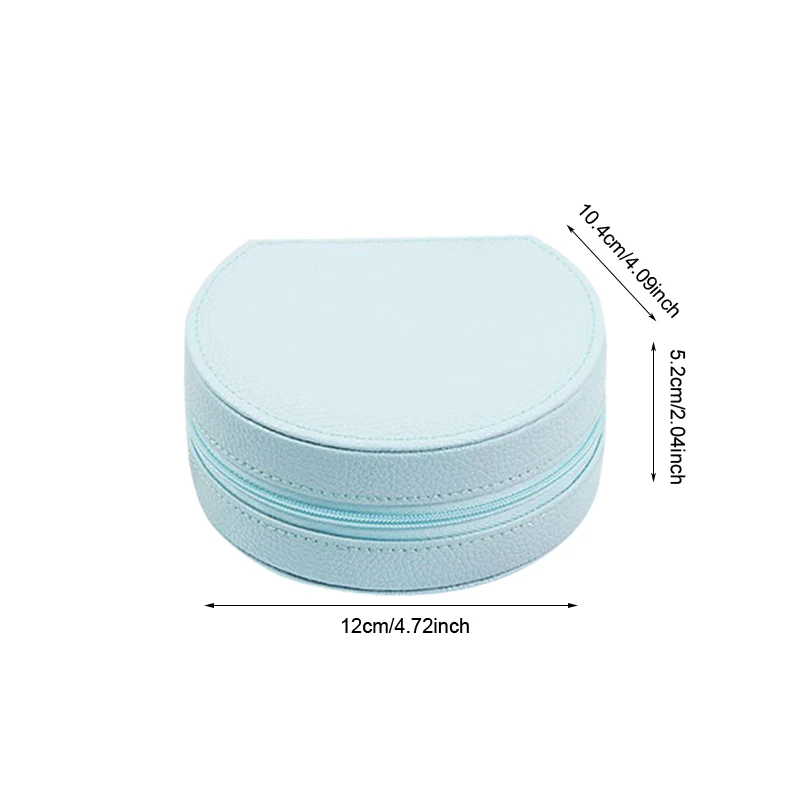 Fashion Women Makeup Organizer Travel Jewelry Box Girl Beauty Necklace Earring Stud Collection Case With Mirror Gear Accessories