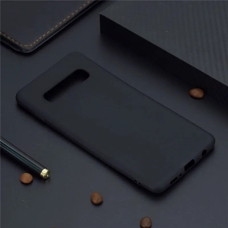 Матовая конфетный TPU чехол для Samsung Galaxy S6 S7 S8 S9 S10 A5 A6 A7 A8 2018 чехлы из мягкого