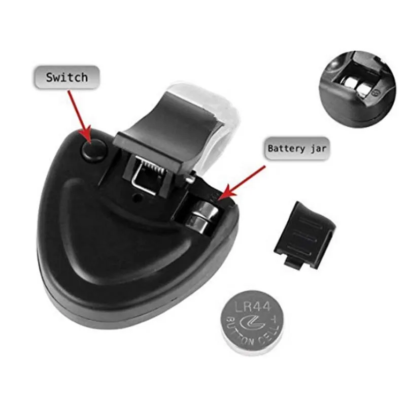 SEWS-YOLO Electronic Fishing Bait Alarm with Sound LED Lights Indicator Fish Bite Alarms for Pole Rods Line (Pack of 2 | Спорт и