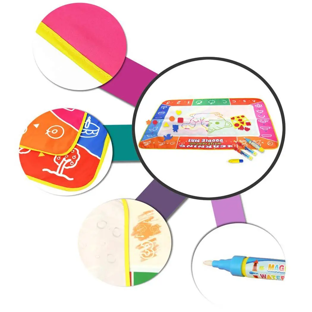 Children's Educational Multi-function Water Drawing Color Kit Graffiti Over 3 Years Old Toys Carpet Blanket | Игрушки и хобби