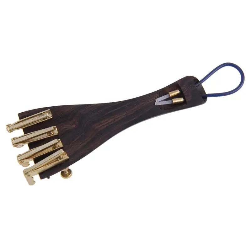 Natrual Ebony Wood Violin Pegs / Chin Rest End Pin Tuners Tail Gut for 4/4 | Спорт и развлечения