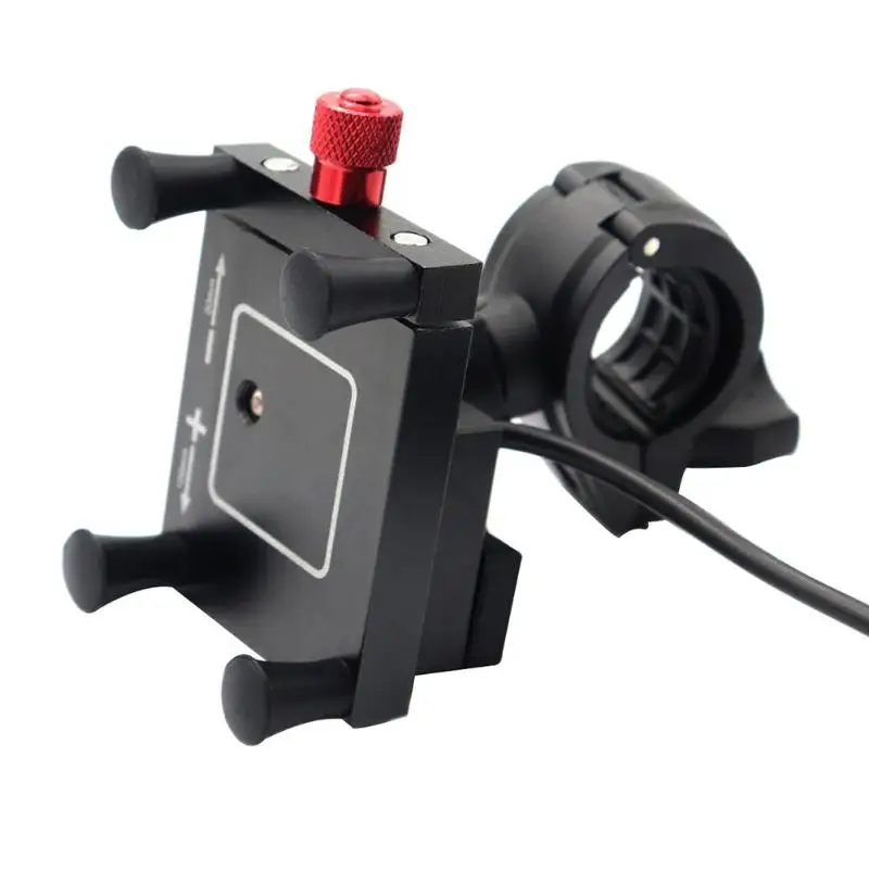 Держатель для телефона из алюминиевого сплава USB зарядное устройство MTB