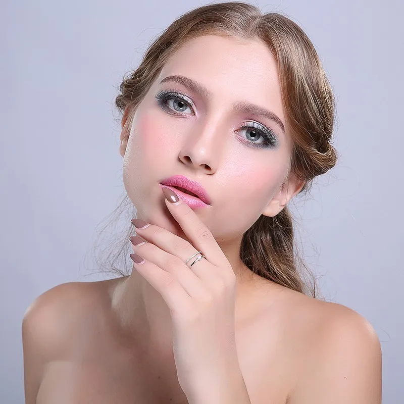 LZESHINE роскошные свадебные кольца золото/серебро цвет Micro Pave AAA фианит для женщин