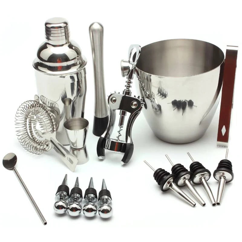 Набор для LUDA 16Pcs шейкерный фильтр коктейлей проволока льда смешанный Дуршлаг Из