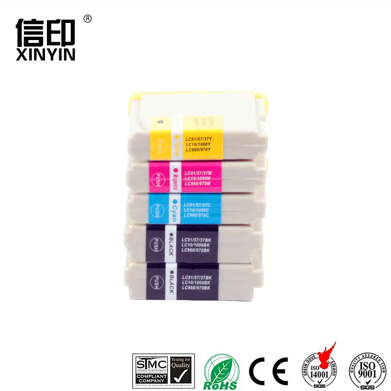 XColor совместимый чернильный картридж LC10 LC37 LC51 LC57 LC960 LC970 LC1000 для принтера Brother DCP 130C