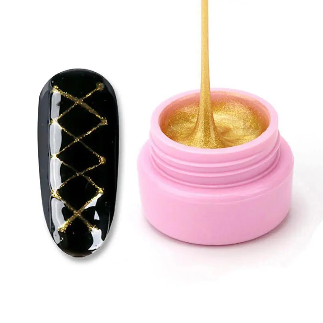 Проводная гелевая ручка с лампочкой 6 мл набор для домашнего красоты ногтей