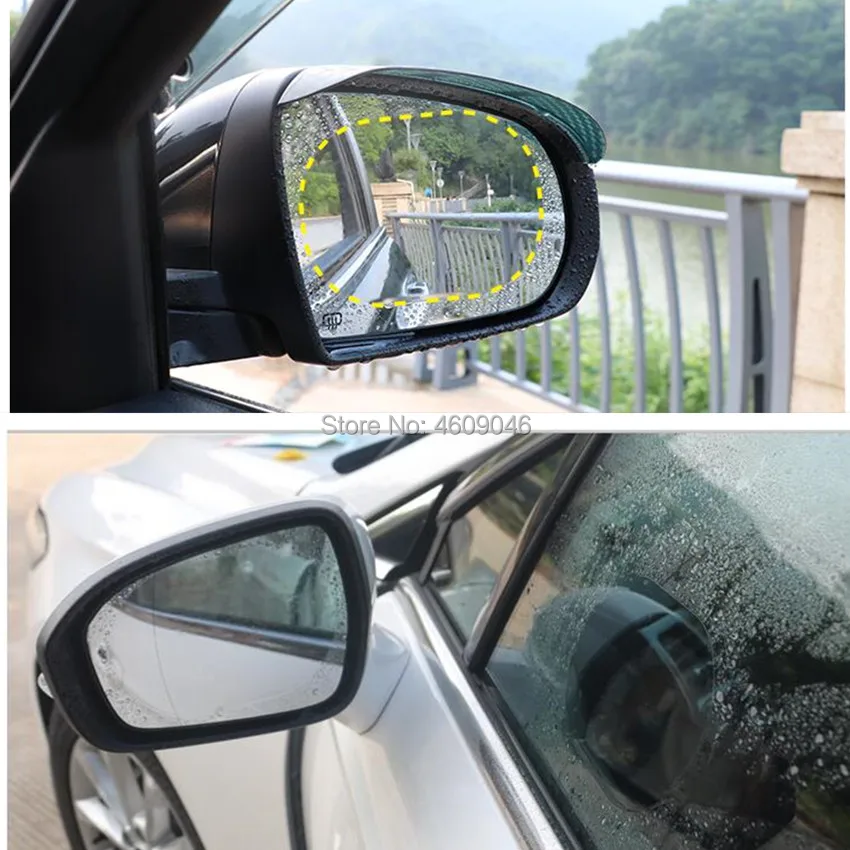 Car Rearview Mirror Film Rain Sticker for honda civic 2007 2009 peugeot 307 mazda 3 kia ceed toyota corolla hyundai i30 audi a4 |