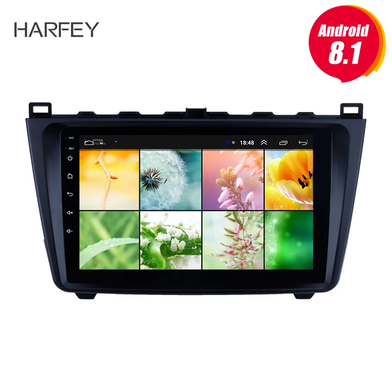 Harfey 2DIN 9 &quotAndroid 8 1 bluetooth автомобильное радио для Mazda 6 Rui wing 2008 2014 мультимедийный