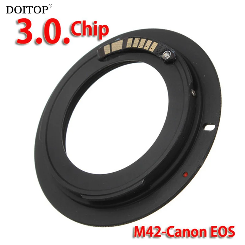 DOITOP для M42-EOS M42 объектив 42 Крепление объектива переходное кольцо для Canon EOS 500D, 1000D, 450D, 400D, 350D, 300D, 50D, 40D, 30D, 20D, 10D DSLR