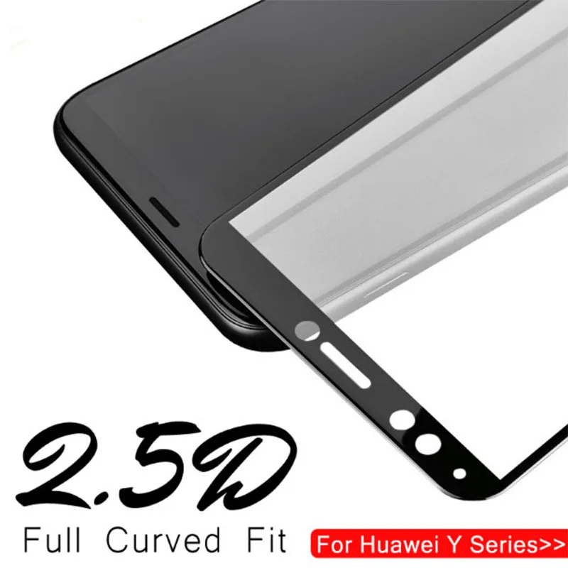 Для Huawei Y6 Prime 2018 стекло для Y9 защитное Y 3 6 7 2017 Glas Y3 Y7 защита экрана