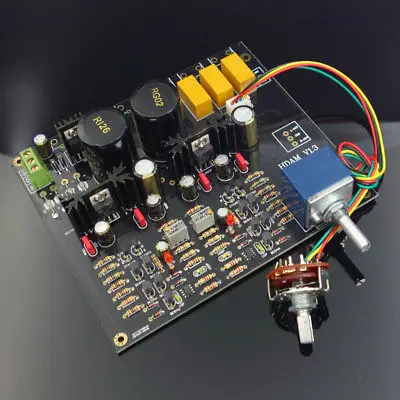 HIFI FET Preamp Плата усилителя 3 позиционный входной сигнал класса A Ref Marantz HDAM|Усилители