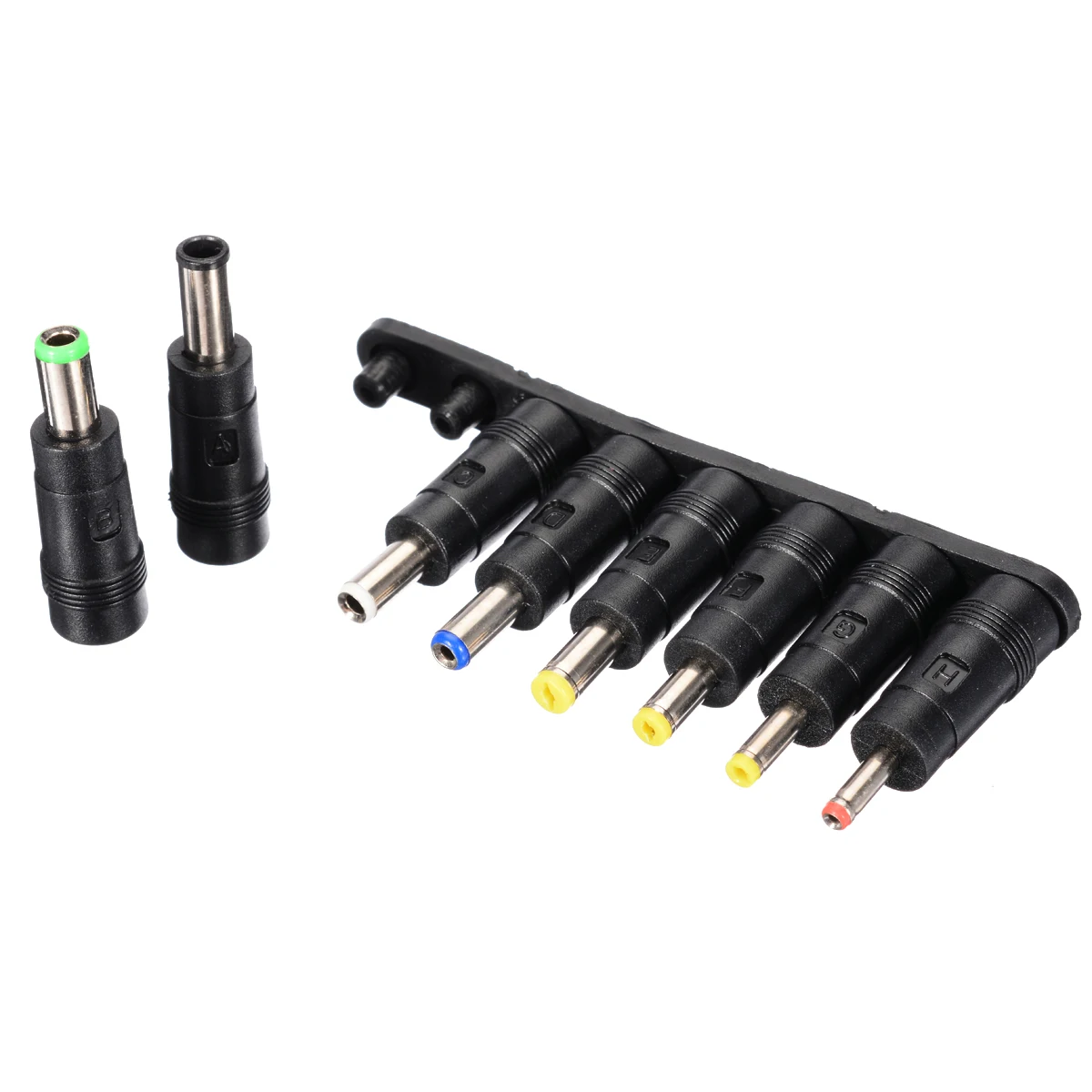 8Pcs/lot Universal AC DC Power Charger Adapter Tips Head 8 in 1 Socket Plug Connector For Laptop PC Computer | Электроника