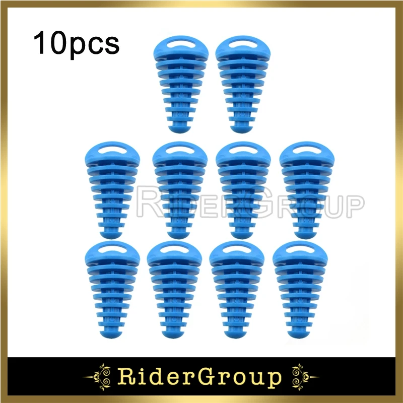 Синий высокопрочный мягкий резиновый глушитель выхлопная труба пробка для мытья