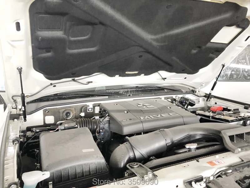 Для Mitsubishi Pajero Montero Limited Shogun 2006-2019 крышка двигателя автомобиля распорка пружинный