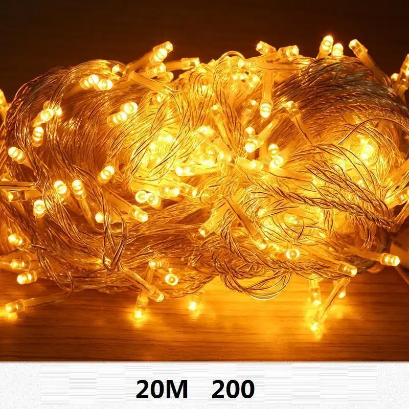 Natal открытый Кортина де Свадьба Новый год Рождество Kerstverlichting вечерние