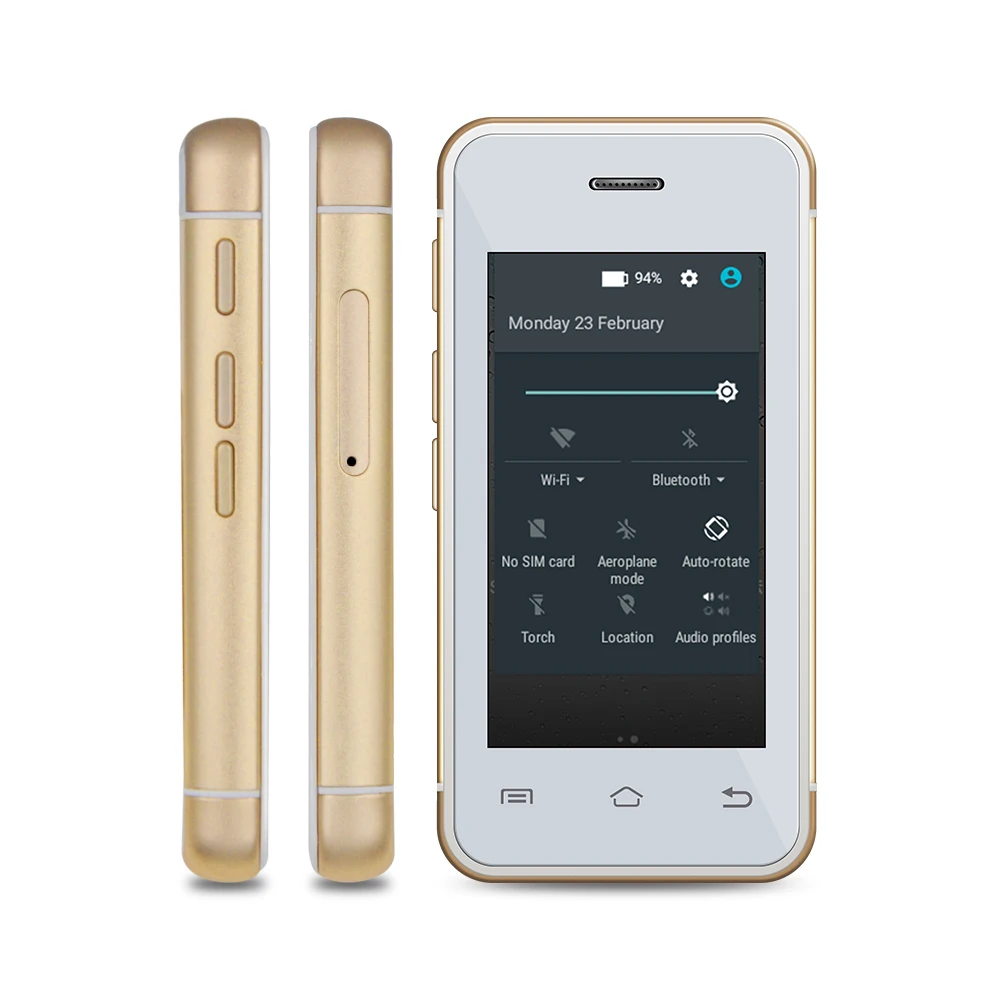 MELROSE S9 2.4'' Androrid 4.4 Ulta-thin Mini 3G Smart Phone MT6580 Dual Core 512MB RAM 8GB ROM Bluetooth Camera WiFi EU Plug |