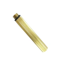 gas water heater valve assembly parts sewage tube made in brass with thread used on gas water heater valve length60mm m8 thread