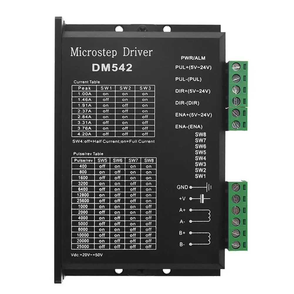 DM542 128 Драйвер шагового двигателя для DSP 86 57 серии 2 фазный цифровой