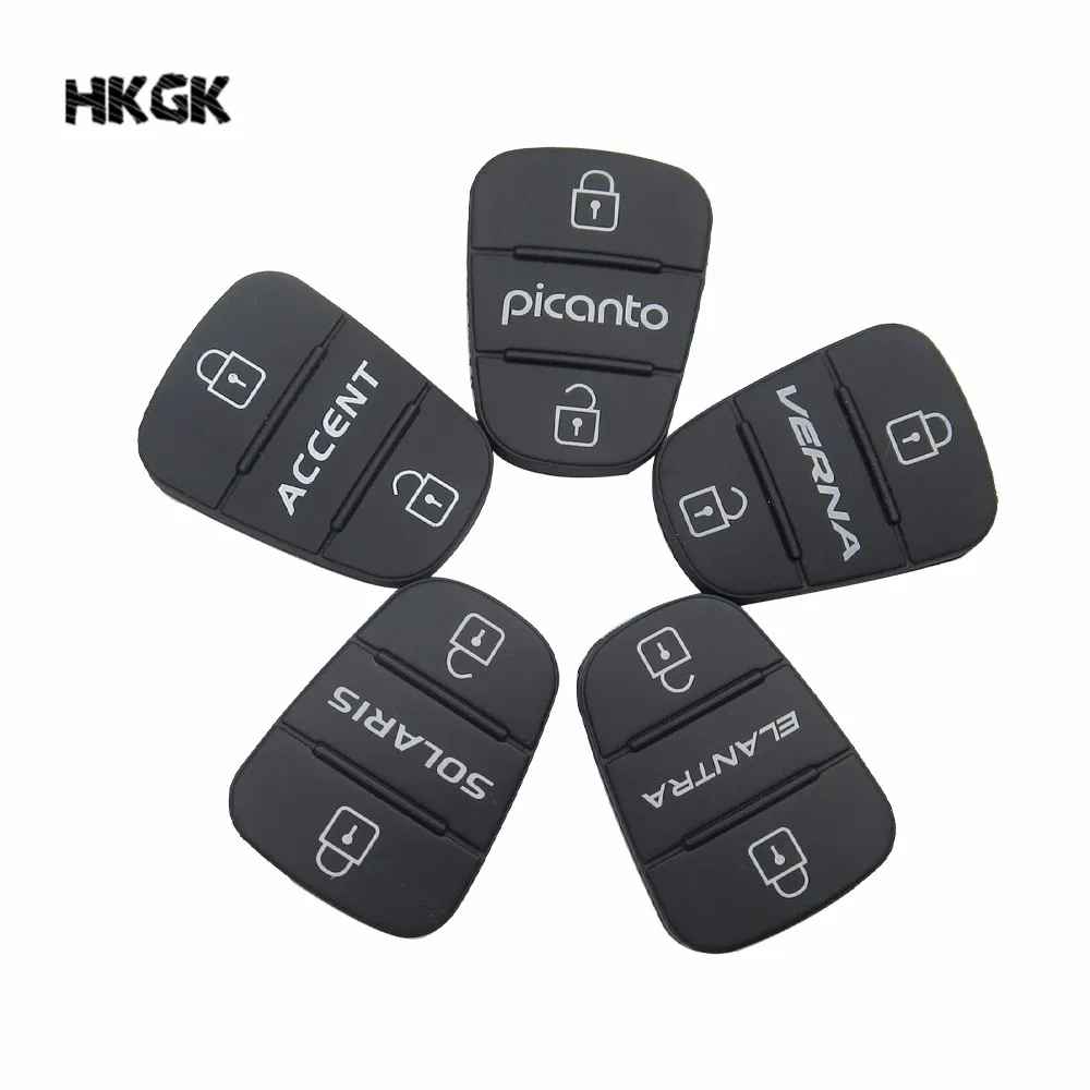 3 кнопки резиновый кнопочный коврик для Hyundai I30 IX35 Solaris Accent Elantra Sportage Kia K2 K5 RIO