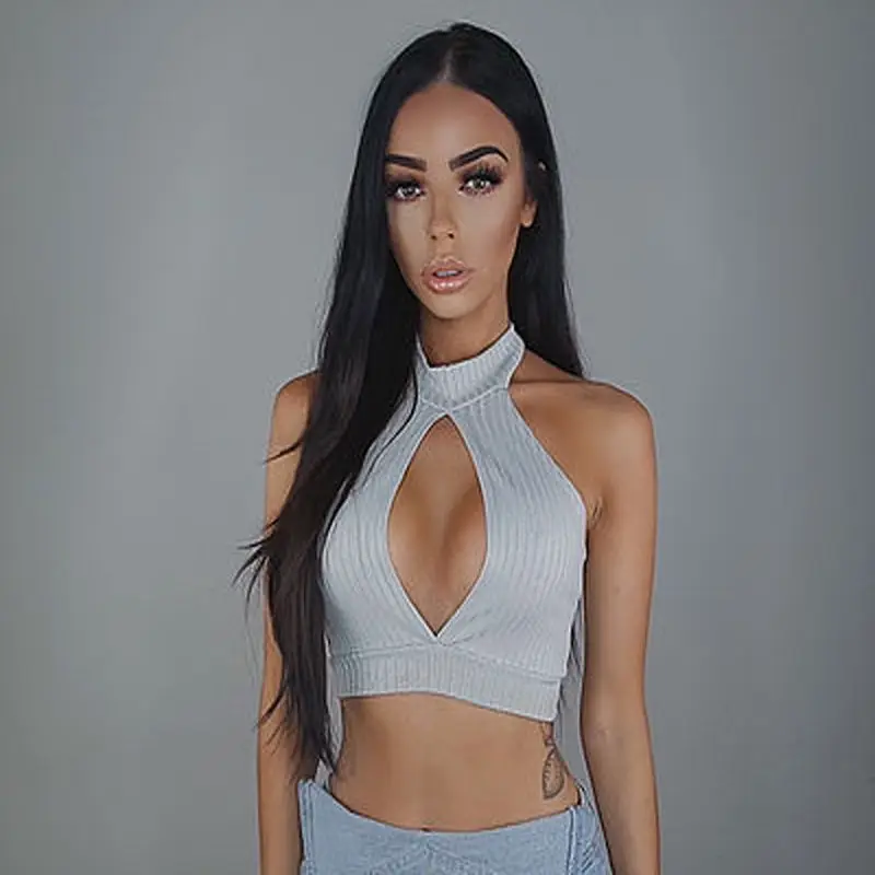 2018 Women Crop Top Sexy Tank Tops Bustier Bra Vest Bralette Sleeveless Casual Blouse | Женская одежда