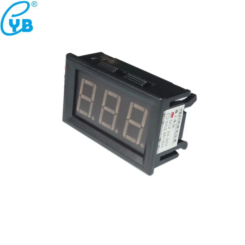 YB27 светодиодный цифровой вольтметр постоянного тока 2 5 V 8 до 30V 150V Напряжение