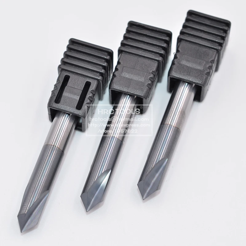 

T12-8Dx120ax60L Shank 8mm 3 Flutes tungsten steel chamfer milling cutter
