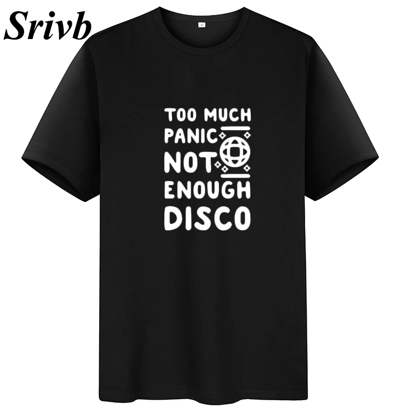 Женская футболка с коротким рукавом Srivb Not Enough Disco белая круглым вырезом и | одежда